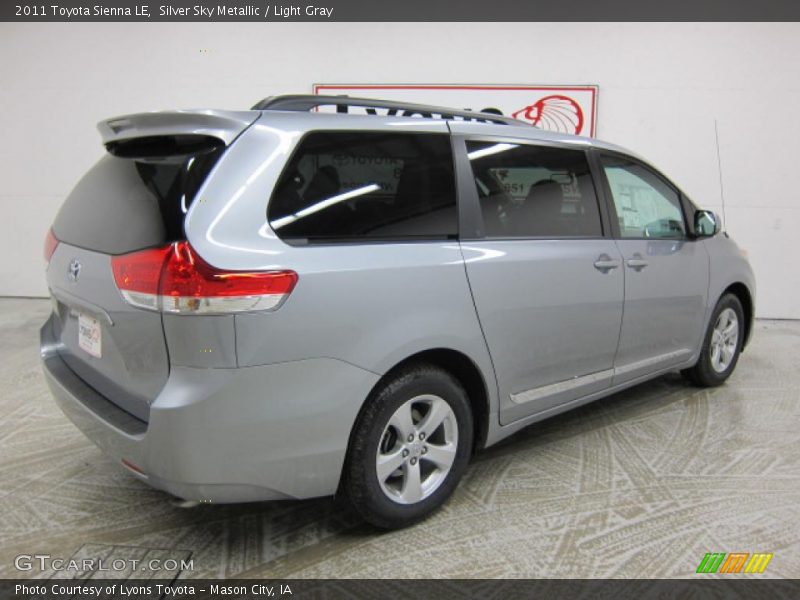 Silver Sky Metallic / Light Gray 2011 Toyota Sienna LE