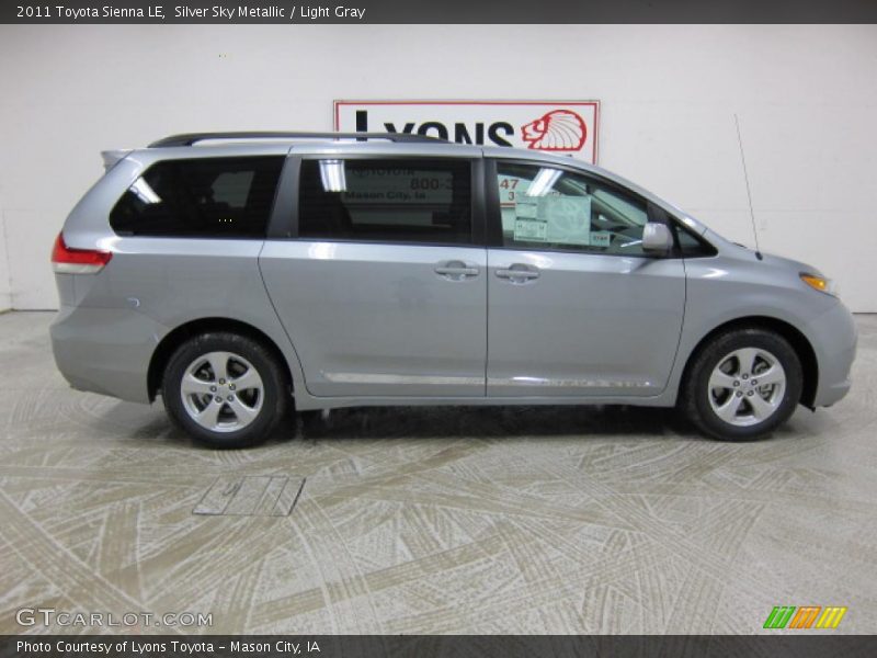 Silver Sky Metallic / Light Gray 2011 Toyota Sienna LE