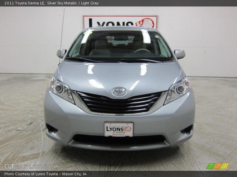 Silver Sky Metallic / Light Gray 2011 Toyota Sienna LE