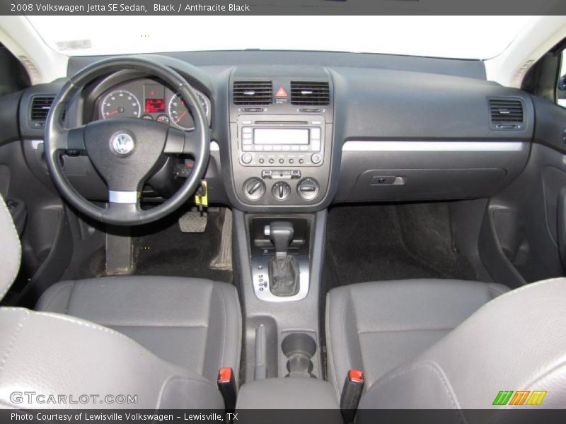 Black / Anthracite Black 2008 Volkswagen Jetta SE Sedan