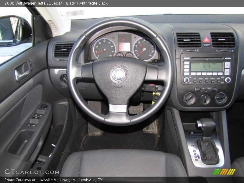 Black / Anthracite Black 2008 Volkswagen Jetta SE Sedan
