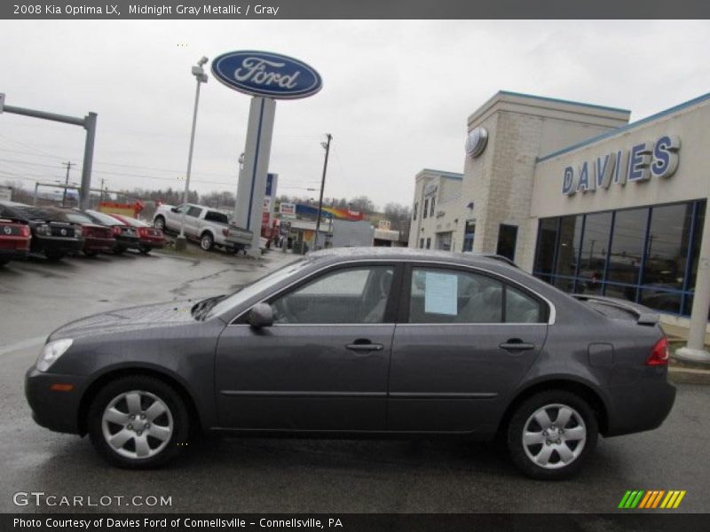 Midnight Gray Metallic / Gray 2008 Kia Optima LX