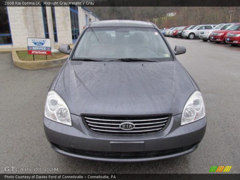 Midnight Gray Metallic / Gray 2008 Kia Optima LX