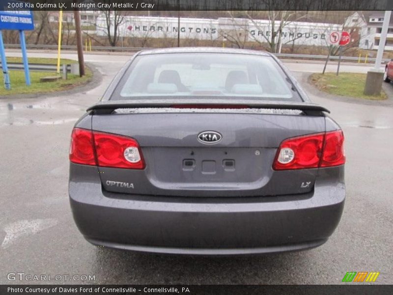Midnight Gray Metallic / Gray 2008 Kia Optima LX
