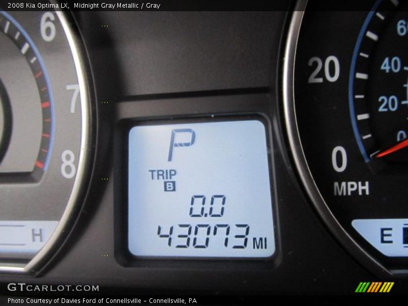 Midnight Gray Metallic / Gray 2008 Kia Optima LX