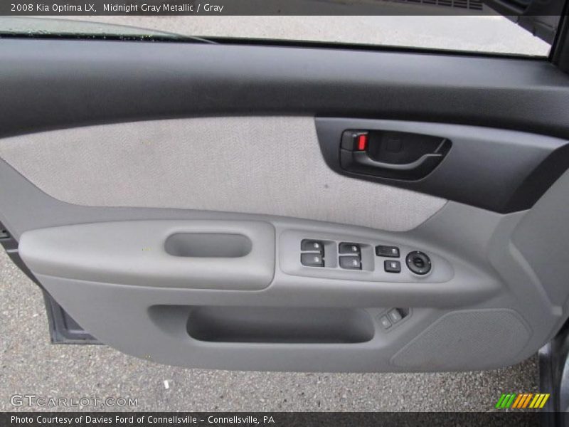 Midnight Gray Metallic / Gray 2008 Kia Optima LX