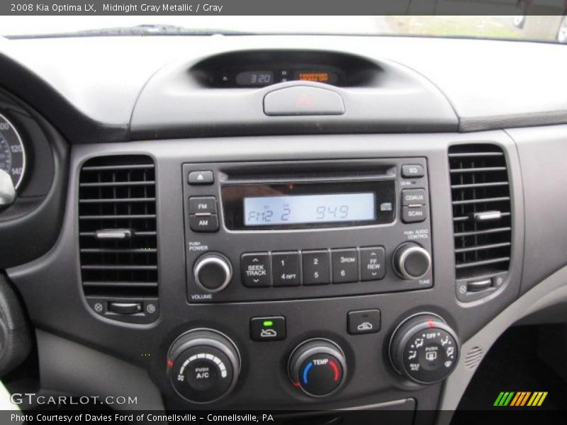 Midnight Gray Metallic / Gray 2008 Kia Optima LX