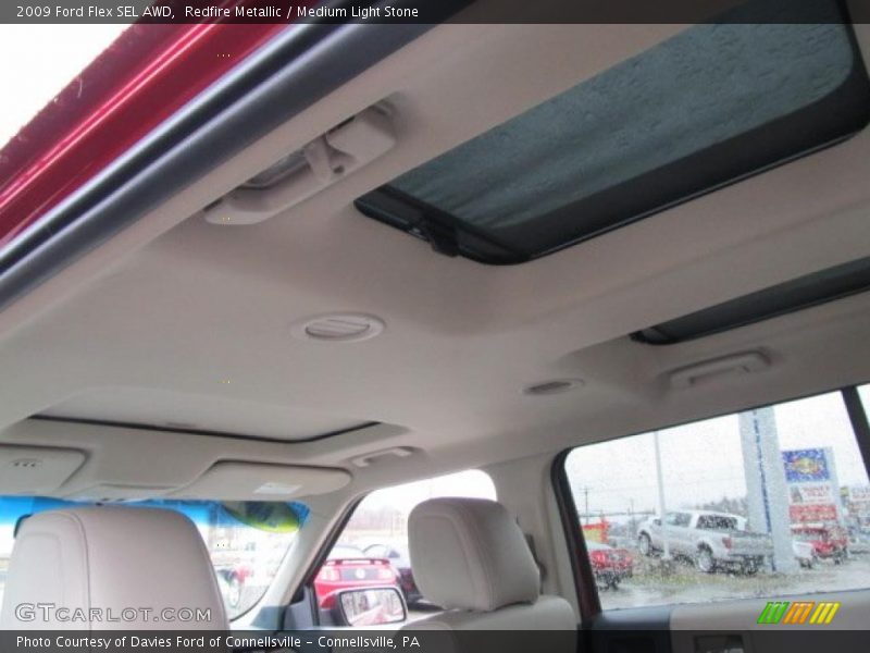 Redfire Metallic / Medium Light Stone 2009 Ford Flex SEL AWD