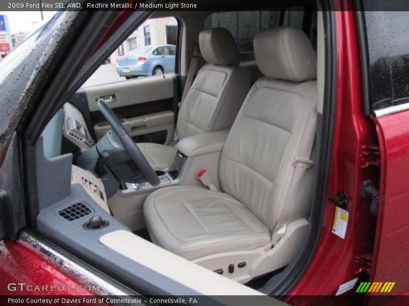 Redfire Metallic / Medium Light Stone 2009 Ford Flex SEL AWD