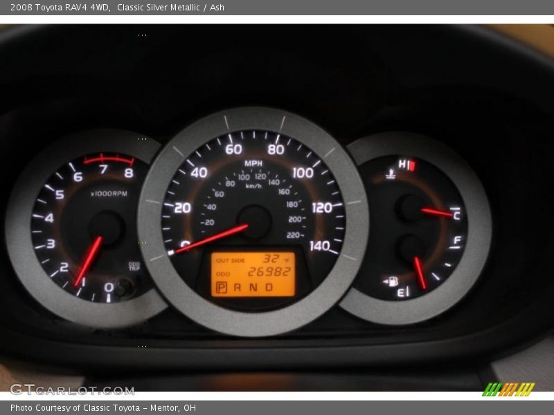 Classic Silver Metallic / Ash 2008 Toyota RAV4 4WD