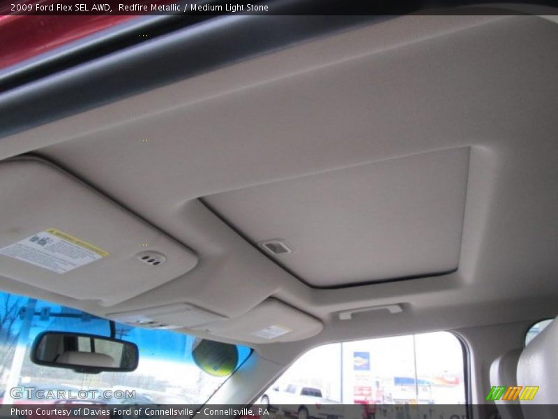 Redfire Metallic / Medium Light Stone 2009 Ford Flex SEL AWD
