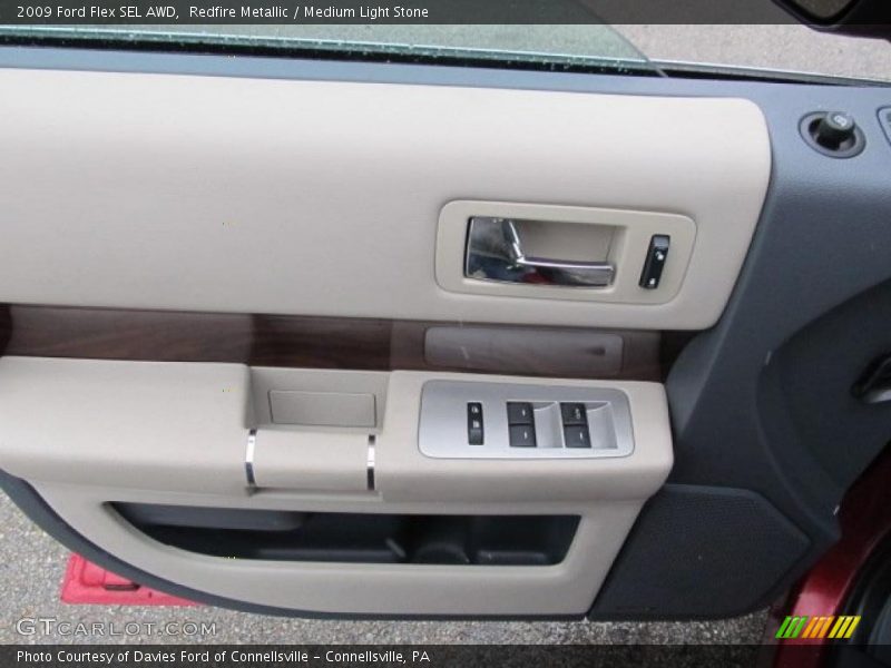 Redfire Metallic / Medium Light Stone 2009 Ford Flex SEL AWD