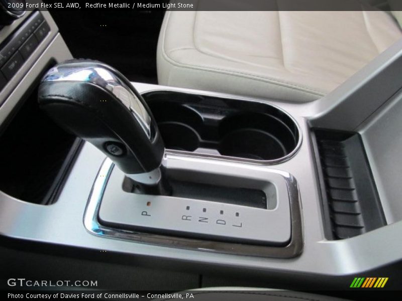 Redfire Metallic / Medium Light Stone 2009 Ford Flex SEL AWD