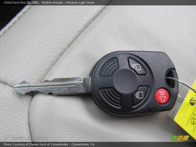Redfire Metallic / Medium Light Stone 2009 Ford Flex SEL AWD