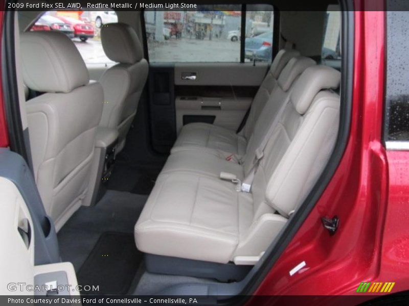 Redfire Metallic / Medium Light Stone 2009 Ford Flex SEL AWD
