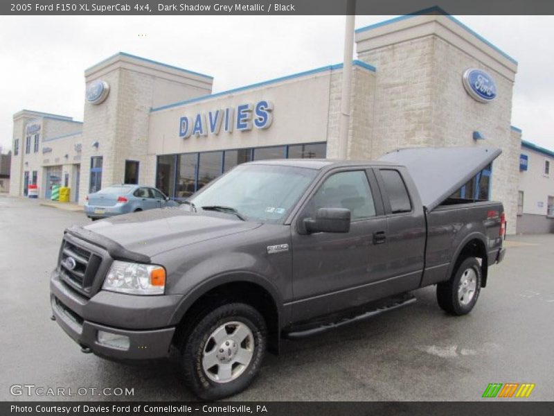 Dark Shadow Grey Metallic / Black 2005 Ford F150 XL SuperCab 4x4