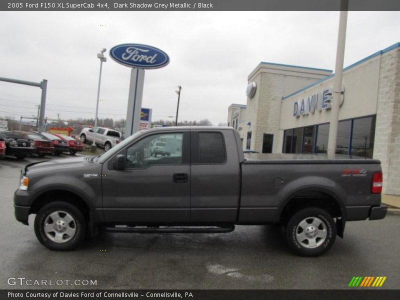 Dark Shadow Grey Metallic / Black 2005 Ford F150 XL SuperCab 4x4