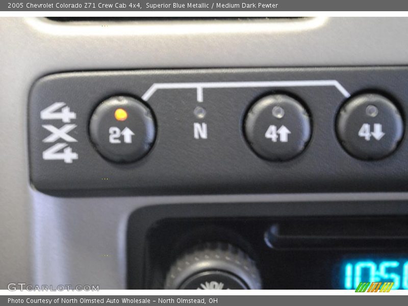 Superior Blue Metallic / Medium Dark Pewter 2005 Chevrolet Colorado Z71 Crew Cab 4x4