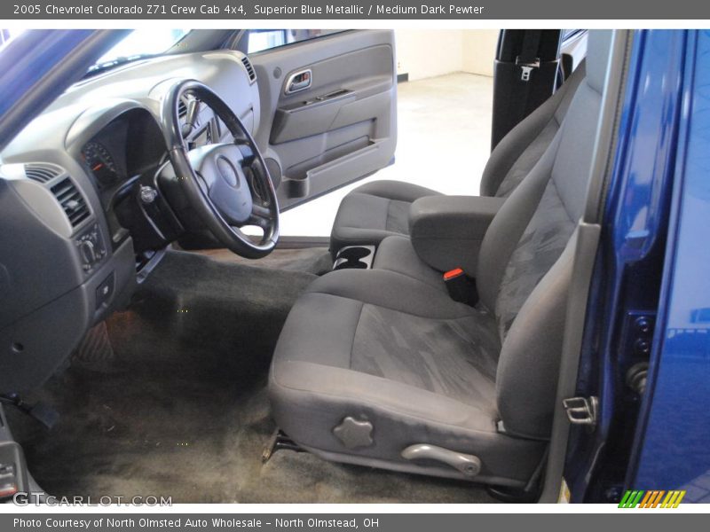 Superior Blue Metallic / Medium Dark Pewter 2005 Chevrolet Colorado Z71 Crew Cab 4x4
