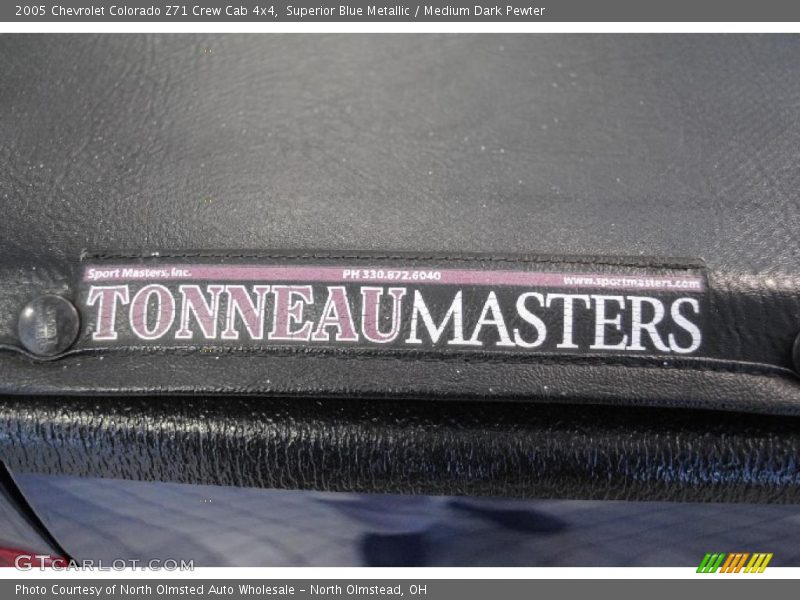 Superior Blue Metallic / Medium Dark Pewter 2005 Chevrolet Colorado Z71 Crew Cab 4x4