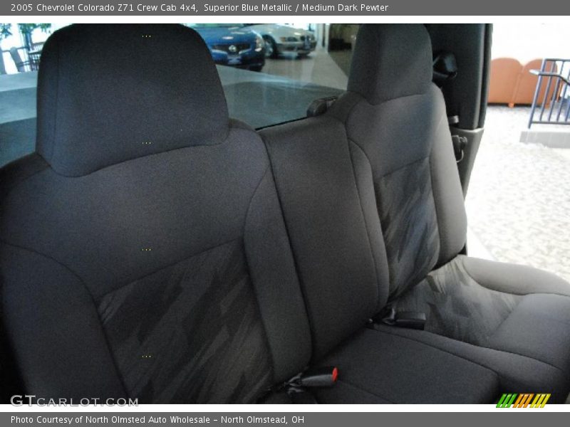 Superior Blue Metallic / Medium Dark Pewter 2005 Chevrolet Colorado Z71 Crew Cab 4x4