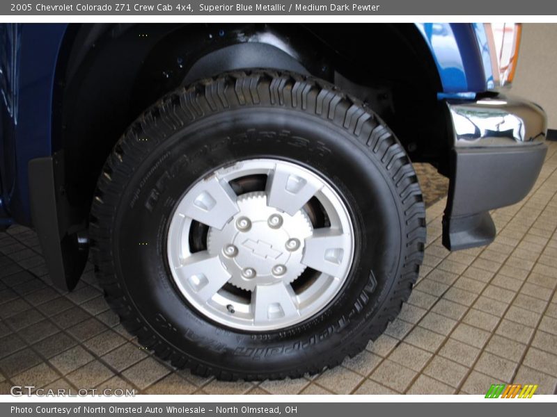 Superior Blue Metallic / Medium Dark Pewter 2005 Chevrolet Colorado Z71 Crew Cab 4x4