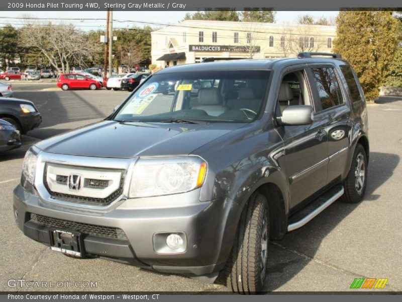 Sterling Gray Metallic / Gray 2009 Honda Pilot Touring 4WD