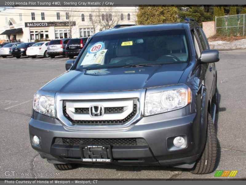 Sterling Gray Metallic / Gray 2009 Honda Pilot Touring 4WD