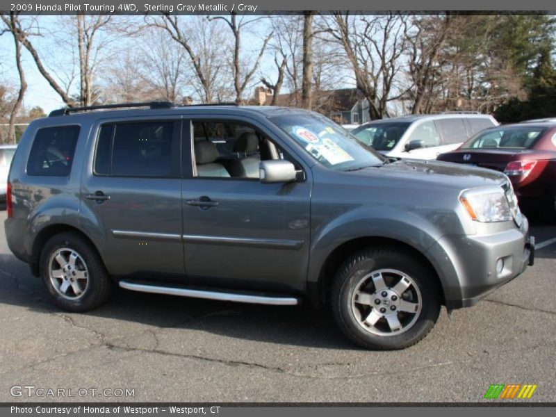 Sterling Gray Metallic / Gray 2009 Honda Pilot Touring 4WD