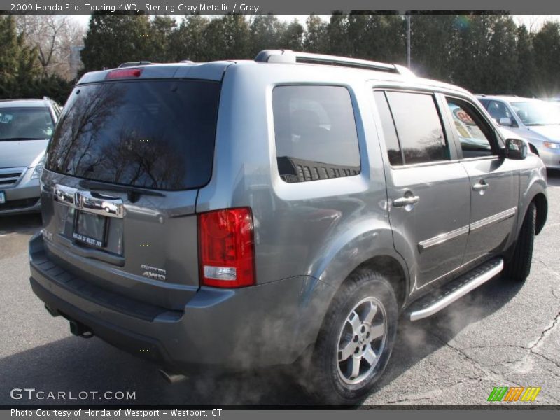 Sterling Gray Metallic / Gray 2009 Honda Pilot Touring 4WD