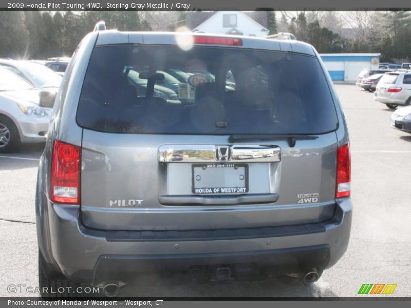 Sterling Gray Metallic / Gray 2009 Honda Pilot Touring 4WD