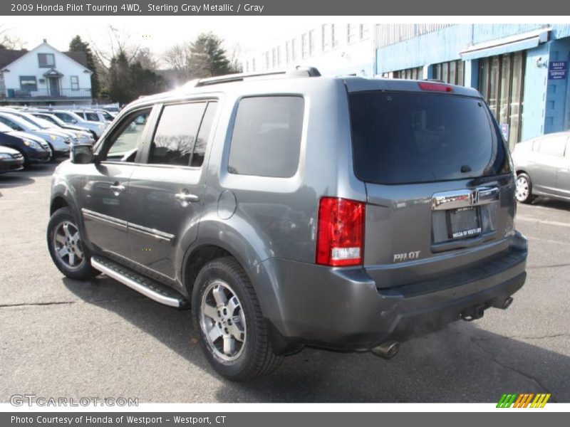 Sterling Gray Metallic / Gray 2009 Honda Pilot Touring 4WD