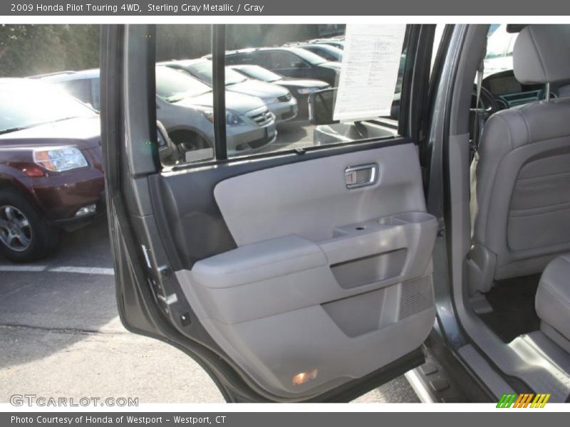 Sterling Gray Metallic / Gray 2009 Honda Pilot Touring 4WD