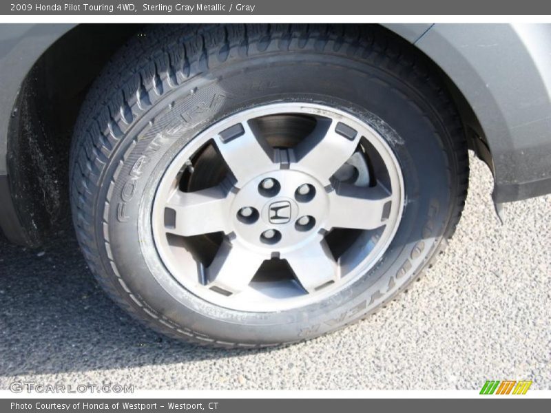 Sterling Gray Metallic / Gray 2009 Honda Pilot Touring 4WD