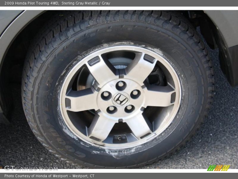 Sterling Gray Metallic / Gray 2009 Honda Pilot Touring 4WD