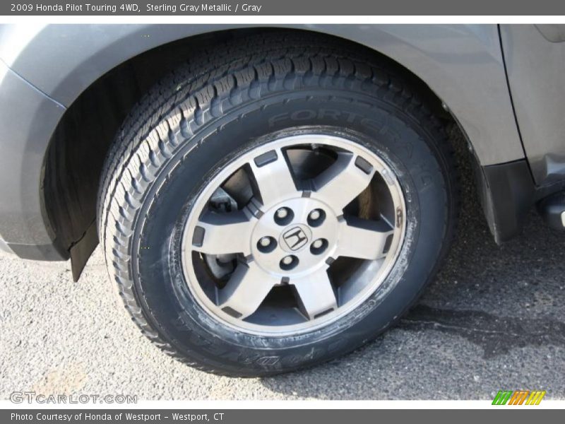 Sterling Gray Metallic / Gray 2009 Honda Pilot Touring 4WD