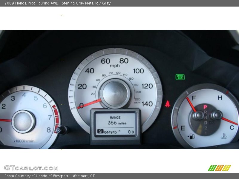 Sterling Gray Metallic / Gray 2009 Honda Pilot Touring 4WD