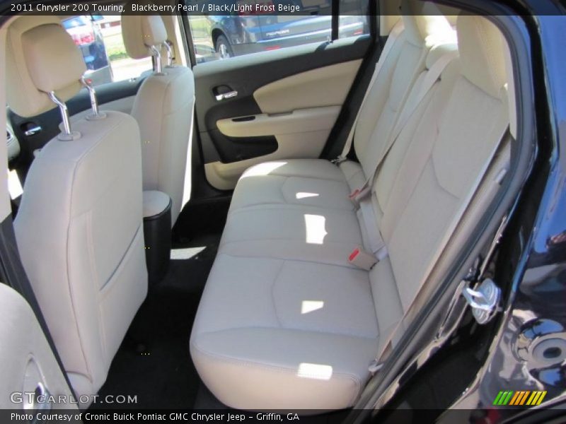 Blackberry Pearl / Black/Light Frost Beige 2011 Chrysler 200 Touring
