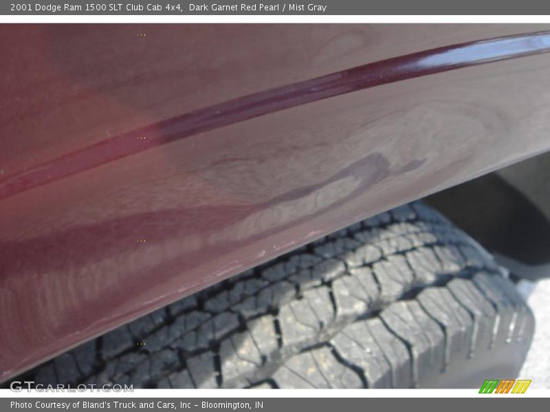 Dark Garnet Red Pearl / Mist Gray 2001 Dodge Ram 1500 SLT Club Cab 4x4