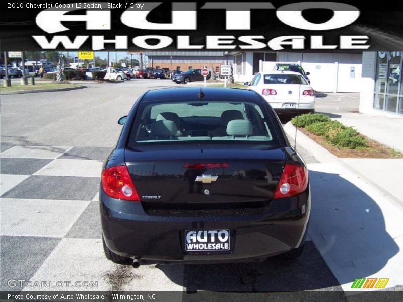 Black / Gray 2010 Chevrolet Cobalt LS Sedan