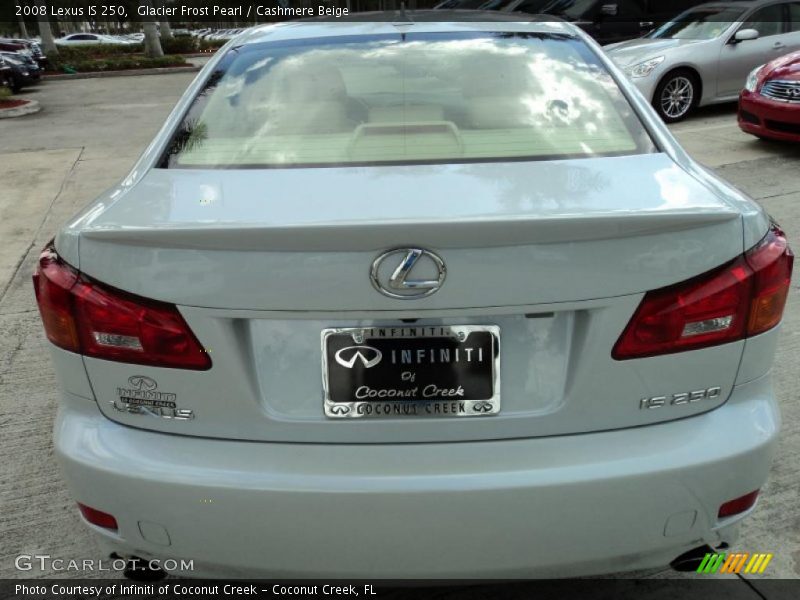 Glacier Frost Pearl / Cashmere Beige 2008 Lexus IS 250