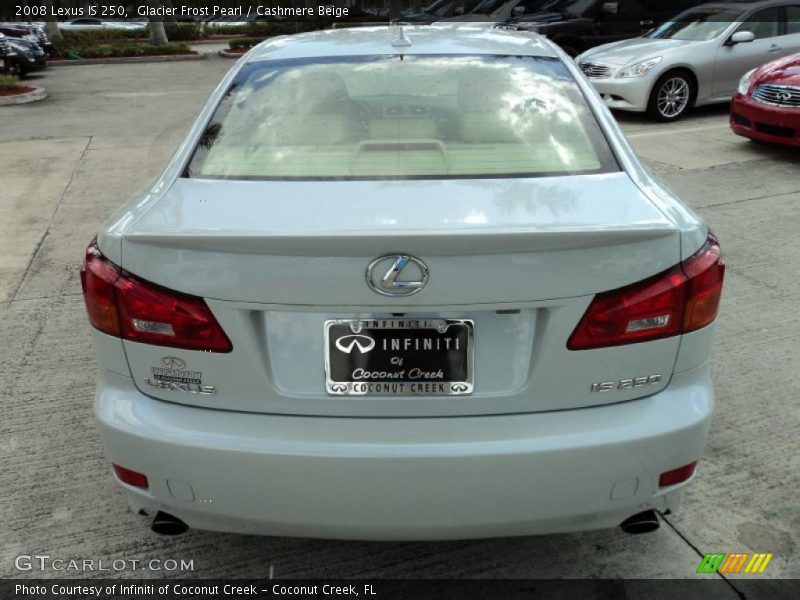 Glacier Frost Pearl / Cashmere Beige 2008 Lexus IS 250