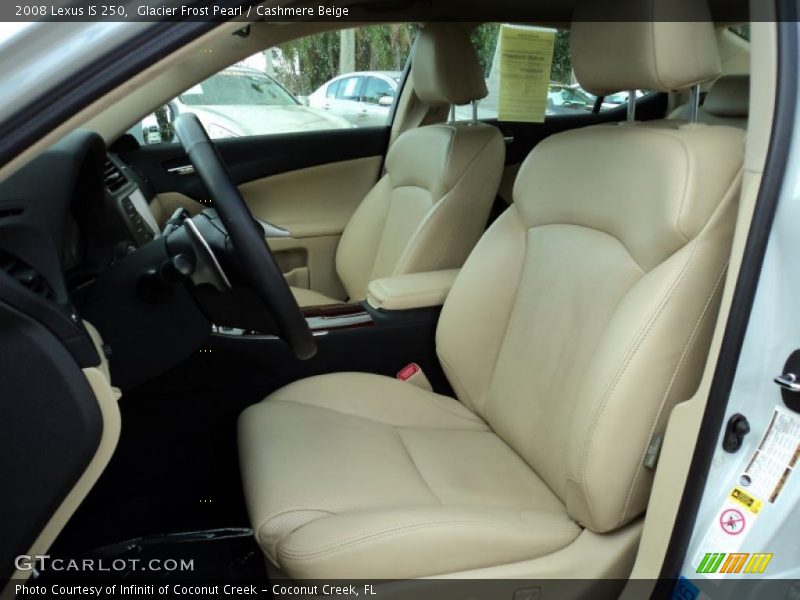 Glacier Frost Pearl / Cashmere Beige 2008 Lexus IS 250