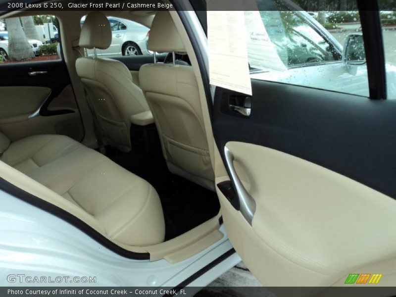 Glacier Frost Pearl / Cashmere Beige 2008 Lexus IS 250
