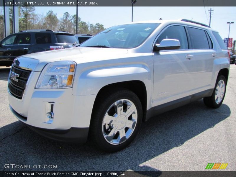 Quicksilver Metallic / Jet Black 2011 GMC Terrain SLE
