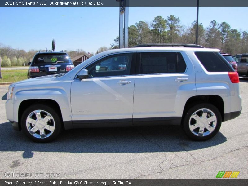 Quicksilver Metallic / Jet Black 2011 GMC Terrain SLE