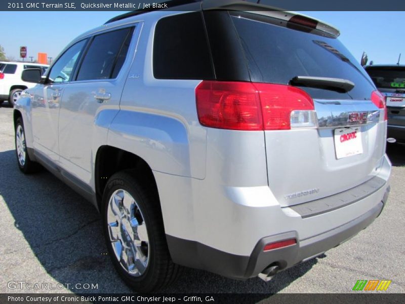 Quicksilver Metallic / Jet Black 2011 GMC Terrain SLE