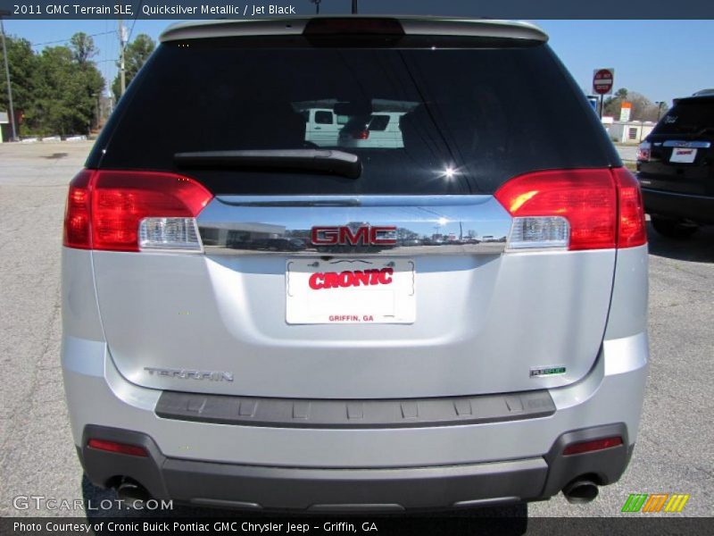 Quicksilver Metallic / Jet Black 2011 GMC Terrain SLE