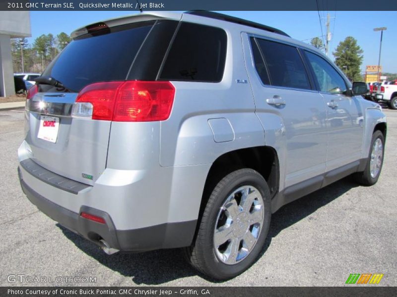 Quicksilver Metallic / Jet Black 2011 GMC Terrain SLE