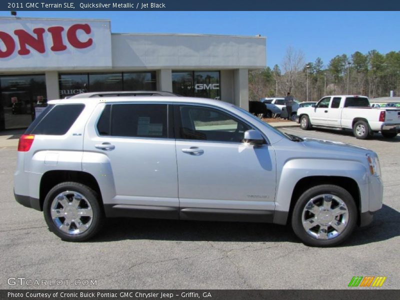 Quicksilver Metallic / Jet Black 2011 GMC Terrain SLE